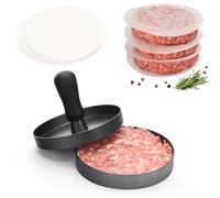 WEATAEDE Pressa per hamburger 200 cartine in alluminio per hamburger pressa per carne di manzo formaggio vegetariano hamburger per griglia barbecue barbecue