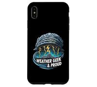 Weather Geek & Proud Storm Chaser Meteorologist Design Custodia per iPhone XS Max
