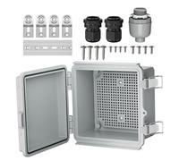 Weather Process Circuit Protection Shell - Connessione a filo ad alte prestazioni -Contenitori con coperchio bloccabile | Kit di installazione di alimentazione per torri di comunicazione, sistemi di