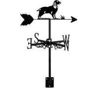 Weather Vane,Metal Weathervane with N/S/E/W Direction Indicator,Durable Rustproof Outdoor Weather Vane for Roof,Yard,Farm,Patio,Pet Lover Decor(Springer Spaniel)