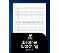 Weather Watching Journal: 5 Year Log for Tracking Daily Conditions for Travel, Adventure and Field Observation