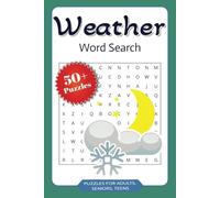 Weather Word Search Puzzle Book: Word Searches with Easy to Read Print about Weather, Storms and More | 6x9 inches, 110 pages | 50+ Puzzles ...Gift for Vacations, Holidays and Free Times