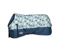 Weatherbeeta ComFiTec Essential - Coperta per Cavallo con Collo Standard, Stampa Invernale, 180 cm