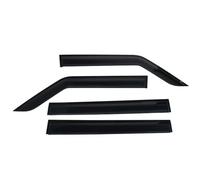 Weatherboard Adatto per BYD Shark 6 2023-2026 4 pezzi Parasole nero per porta Parasole Parapioggia Deflettore per finestrino Visiera antipioggia per specchietto retrovisore