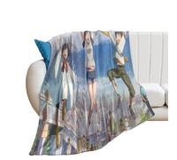 Weathering With You, coperta in pile di flanella super morbida e calda, per tutte le stagioni, per letto, divano, 178 x 203 cm