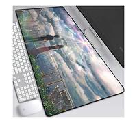 Weathering with you Tappetino per XXL Mouse da Gioco - Gaming Mousepad Extra Grande 900 x 400mm - Pad 3mm con Base in Gomma Antiscivolo - Spessore 3mm Anime Tappetino Mouse, B
