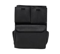 Weatherproof Accessible Stroller Bag, Simple Functional Baby Bag, Lightweight Baby Stroller Organizer, Heavy Duty Comfortable Stroller Bag for Babies Necessities (Cream Colored, Black)