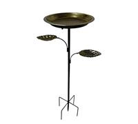 Weatherproof Bird Bath - Vintage Garden Stake, Stable Feeder with Easy Mount, Decorative Bath with Secure Base, Backyard Feeder for Park Aviary, Bird Baths for Finch Parrot Garden