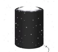 Weatherproof Fire Pit, Round Grill Accessory, 54 Inches Cover with Drawstring Feature, Heavy Duty Protective Sheet, Pit Cover with Design, Outdoor Gear for Garden Backyard Farm Patio