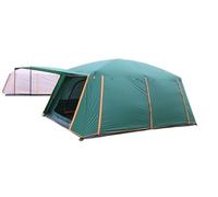 Weatherproof Full Cover Tent Top For 5-8 Person Tents Protects From The Elements,Only, Not Including(Green 380x260x195cm)