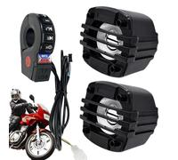 Weatherproof Handlebar Speaker, Sound System Handlebar Mount, Motorcycle Audio Amp, HiFi Handlebar Mount Speakers: Weatherproof Sound System for Motorcycles, Featuring