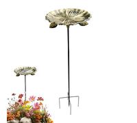 Weatherproof Outdoor Bath, Feeding Basin Bowl Design, 32.68x10.24inch Hanging System, Iron Material Structure Build, Minimal Rustic Style Decor, Patio Wildlife Use Zone