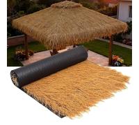 Weatherproof Plastic Thatch Roofing Rolls, Pool And Garden Decorative Thatch Roofing Rolls - For Bars, Gazebos, Garden Decoration(1 * 7m)