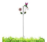 Weatherproof Rain Gauge - Accurate Measuring Tool, 35.43x7.48 Inches Rain Measurer with Iron Stake, Thick Glass Water Meter, Measurement Tool, Moisture Meter for Monitoring Rainfall Patio Deck Porch