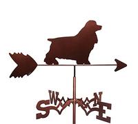 Weathervanes Farm Scene Weather Vane Indicatore di direzione del vento Weathercock Indicatore del vento in acciaio inossidabile Strumenti di misurazione durevoli per cortile all'aperto prati