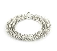 Weave Got Maille European 4 in 1 Bracelet Chainmaille Kit Silver