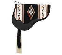 Weaver Equine 21X35 Wool BRBCK Pad/FLC,BK/TN, Sottosella Unisex, Nero/Marrone Chiaro, 21" L x 35" W-1" Thick