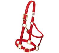 Weaver Leather 35-7034-RD - Cavezza SM, 2,5 cm, Colore: Rosso