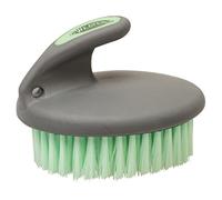 Weaver Leather 65 - 2060-c1 Palm-Held Viso Spazzola con setole morbide, Menta/Grigio