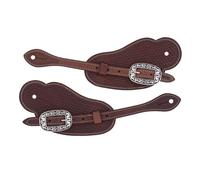 Weaver Leather Bacino Cowboy Cinghie Spur Marrone, Uomo