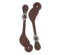 Weaver Leather Basin Cowboy Spur Straps, 30-0175-BR, Brown