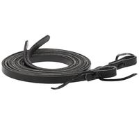 Weaver Leather Black Leather Split rein, 5/20,3 cm x 7-Feet, Nero