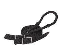 Weaver Leather Braided Nylon Barrel rein, Hurricane, Black