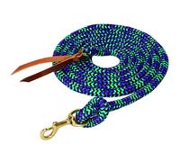 Weaver Leather Capezza regolabile imbottita originale, media, nero/viola/menta, 5/8" x 10'