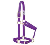 Weaver Leather, Cavezza basica regolabile in nylon, viola, 2,5 cm, per cavalli grandi