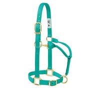 Weaver Leather Cavezza da Cavallo in Nylon Regolabile Originale, Cavallo Medio, Verde Smeraldo