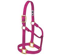 Weaver Leather Cavezza per cavallo in nylon, non regolabile, colore: lampone