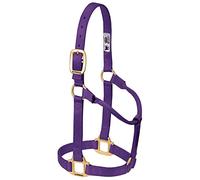 Weaver Leather Cavezza per Cavallo in Nylon, Non Regolabile, Piccola, Viola