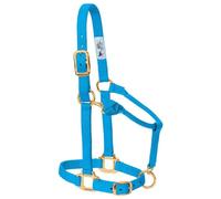 Weaver Leather Cavezza per Cavallo Pony/Puledro, in Nylon, Regolabile, Blu