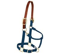 Weaver Leather, Cavezza Regolabile in Nylon per Cavalli, Misura M, Blu Navy