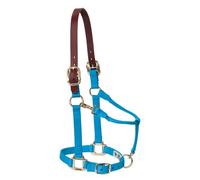Weaver Leather Cavezza Regolabile in Nylon per Cavalli, Taglia Media, Blu uragano