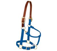 Weaver Leather, Cavezza Regolabile in Nylon per Cavallo, Blu, per svezzamento/Pony