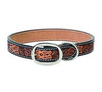 Weaver Leather Collare per Cani con Lavorazione Floreale, 1,9 x 38,1 cm