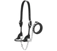 Weaver Leather Dairy/Manzo arrotondati Show Halter, Black