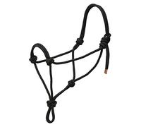 Weaver Leather Diamond 35-7799-R1 Cavezza in Corda Intrecciata, Nera, per Cavallo Medio