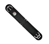 Weaver Leather Felt Lined Straight Smart Cinch with New And Improved Roll Snug Cinch Buckle, 35-2370-BK-32, Nero, 81.28 cm