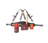 Weaver Leather Kit cintura per registrazione, bretelle, custodia per ascia, custodia a cuneo e custodia per pronto soccorso, cintura regolabile per girovita da 76,2 a 132,1 cm, arancione