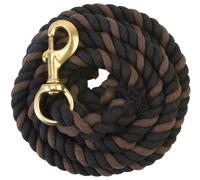 Weaver Leather, Lunghina in Cotone, Nero/Cioccolato, 1,6 cm x 3 m