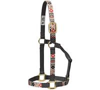 Weaver Leather Nylon Crimson Adjustable Halter, Large, Capestro Unisex, Azteco Cremisi, L Horse