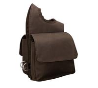 Weaver Leather Nylon Pommel Bag, 15-0190-BR, Brown