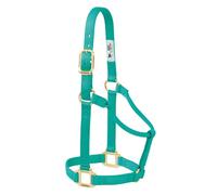 Weaver Leather Original - Cavezza per cavallo in nylon, non regolabile, L, verde smeraldo