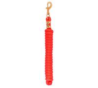 Weaver Leather Poly Lead Rope with Solid Brass 225 Snap 5/20,3 cm x 10 ', Orange