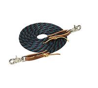 Weaver Leather Poly Roper Rein, Midnight Sky/Wildflower/Spruce Ridge, 0,95 cm x 20,3 cm