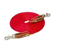 Weaver Leather Poly Roper Reins, Red