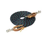 Weaver Leather Poly Roper Z gel, Schwarz/Pflaume/Blaugr n, 5/8"" x 8'