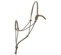 Weaver Leather Silvertip # 95 Rope Halter, Black/Tan